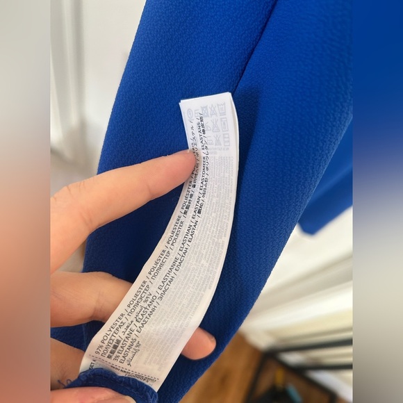 Mango Cobalt Mini Dress or Swim Cover Up Size 4 - Picture 3 of 6